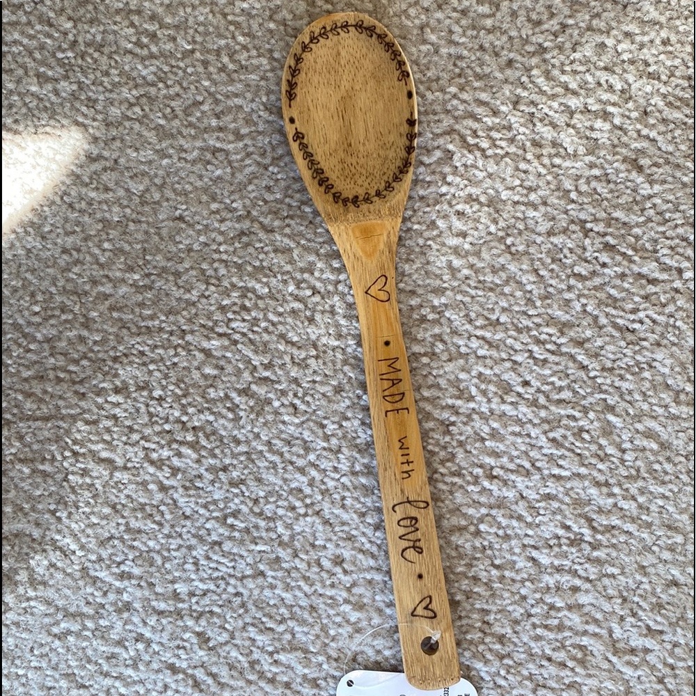 “Made With Love” Decorative Wooden Spoon